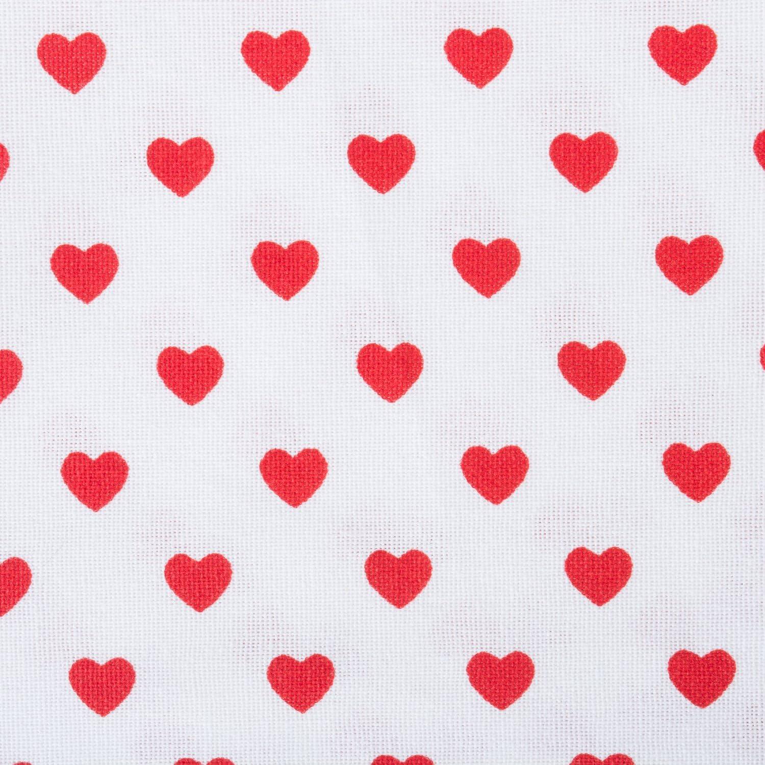 imageDII Valentines Day Collection Napkin Set 20x20 Checkered Heart 6 PieceLittle Hearts