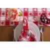 imageDII Decorative Unique Novelty Napkin Ring Set Valentines Day Red Heart 6 Count