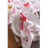 imageDII Decorative Unique Novelty Napkin Ring Set Valentines Day Red Heart 6 Count