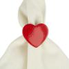 imageDII Decorative Unique Novelty Napkin Ring Set Valentines Day Red Heart 6 Count