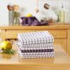 imageDII Everyday Basic Collection Woven Dishtowel Set 20x28 Red 8 PieceEggplant