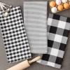 imageDII Gingham Check Kitchen Collection Pink Dishtowel SetBlack