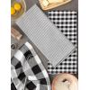 imageDII Gingham Check Kitchen Collection Pink Dishtowel SetBlack