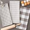 imageDII Gingham Check Kitchen Collection Pink Dishtowel SetGray