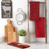 imageDII Gingham Check Kitchen Collection Pink Dishtowel SetRedBlack