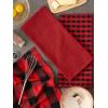imageDII Gingham Check Kitchen Collection Pink Dishtowel SetRedBlack