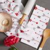 imageDII Valentines Day Collection Kitchen Dishtowel Set 18x28 Embellished Hearts 3 PieceArrow Collage