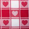 imageDII Valentines Day Collection Napkin Set 20x20 Checkered Heart 6 PieceCheckered Heart