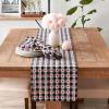 imageDII Valentines Day Collection Napkin Set 20x20 Checkered Heart 6 PieceDobby Hearts Check