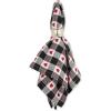 imageDII Valentines Day Collection Napkin Set 20x20 Checkered Heart 6 PieceDobby Hearts Check