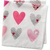 imageDII Valentines Day Collection Napkin Set 20x20 Checkered Heart 6 PieceHearts Collage