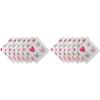 imageDII Valentines Day Collection Napkin Set 20x20 Checkered Heart 6 PieceHearts Collage