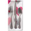 imageDII Valentines Day Collection Napkin Set 20x20 Checkered Heart 6 PieceHearts Collage