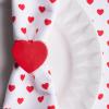 imageDII Valentines Day Collection Napkin Set 20x20 Checkered Heart 6 PieceLittle Hearts