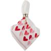 imageDII Valentines Day Collection Napkin Set 20x20 Checkered Heart 6 PieceTwo Hearts