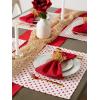 imageDII Valentines Day Table Top Collection Placemat Set 13x19 Little Hearts 6 Piece