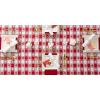 imageDII Valentines Day Tablecloth Check Collection Tablecloth 52x52 Checkered HeartsCheckered Heart