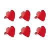 imageDII Decorative Unique Novelty Napkin Ring Set Valentines Day Red Heart 6 Count