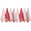 imageDII Everyday Basic Collection Woven Dishtowel Set 20x28 Red 8 PieceRed