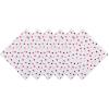 imageDII Valentines Day Collection Napkin Set 20x20 Checkered Heart 6 PieceConfetti Hearts
