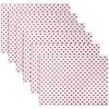imageDII Valentines Day Table Top Collection Placemat Set 13x19 Little Hearts 6 Piece