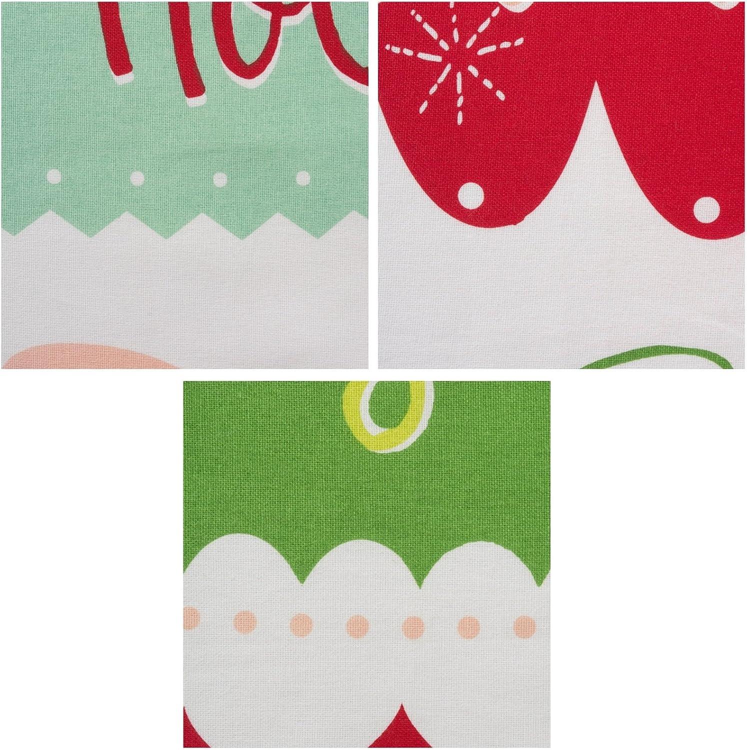 imageDII Christmas Fun Collection Printed Dishtowel Set 18x28 North Pole 3 PieceWinter Wishes