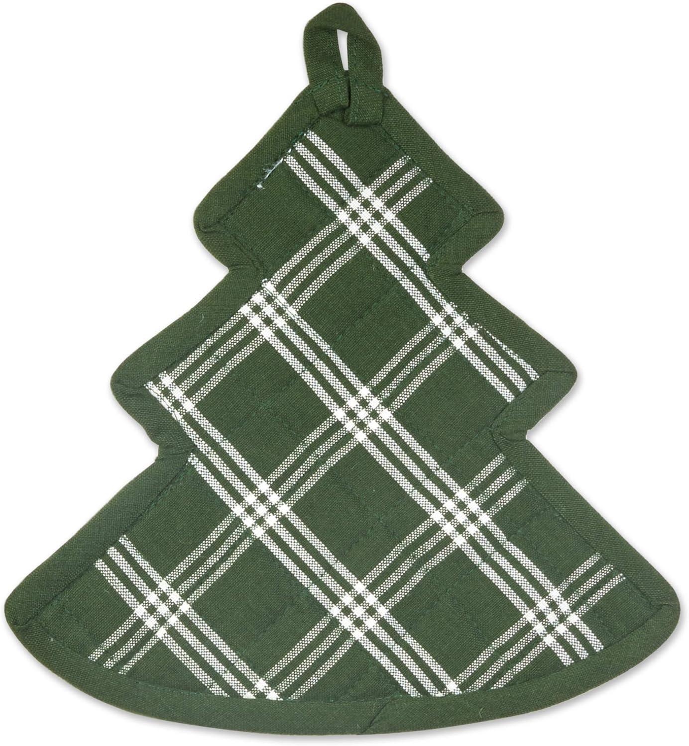 imageDII Christmas Kitchen Accessories ampamp Dcor Gift Set Pot Holder ampamp Dish Towels O Christmas Tree 3 PieceO Christmas Tree