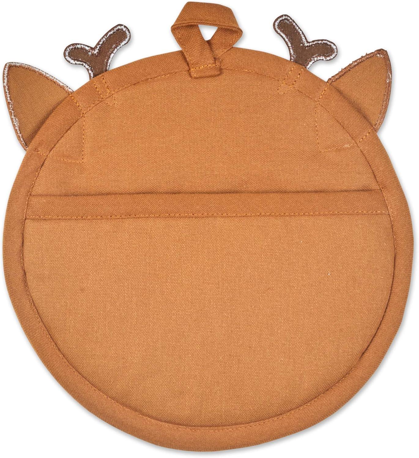 imageDII Christmas Kitchen Accessories ampamp Dcor Gift Set Pot Holder ampamp Dish Towels O Christmas Tree 3 PieceRudy Reindeer