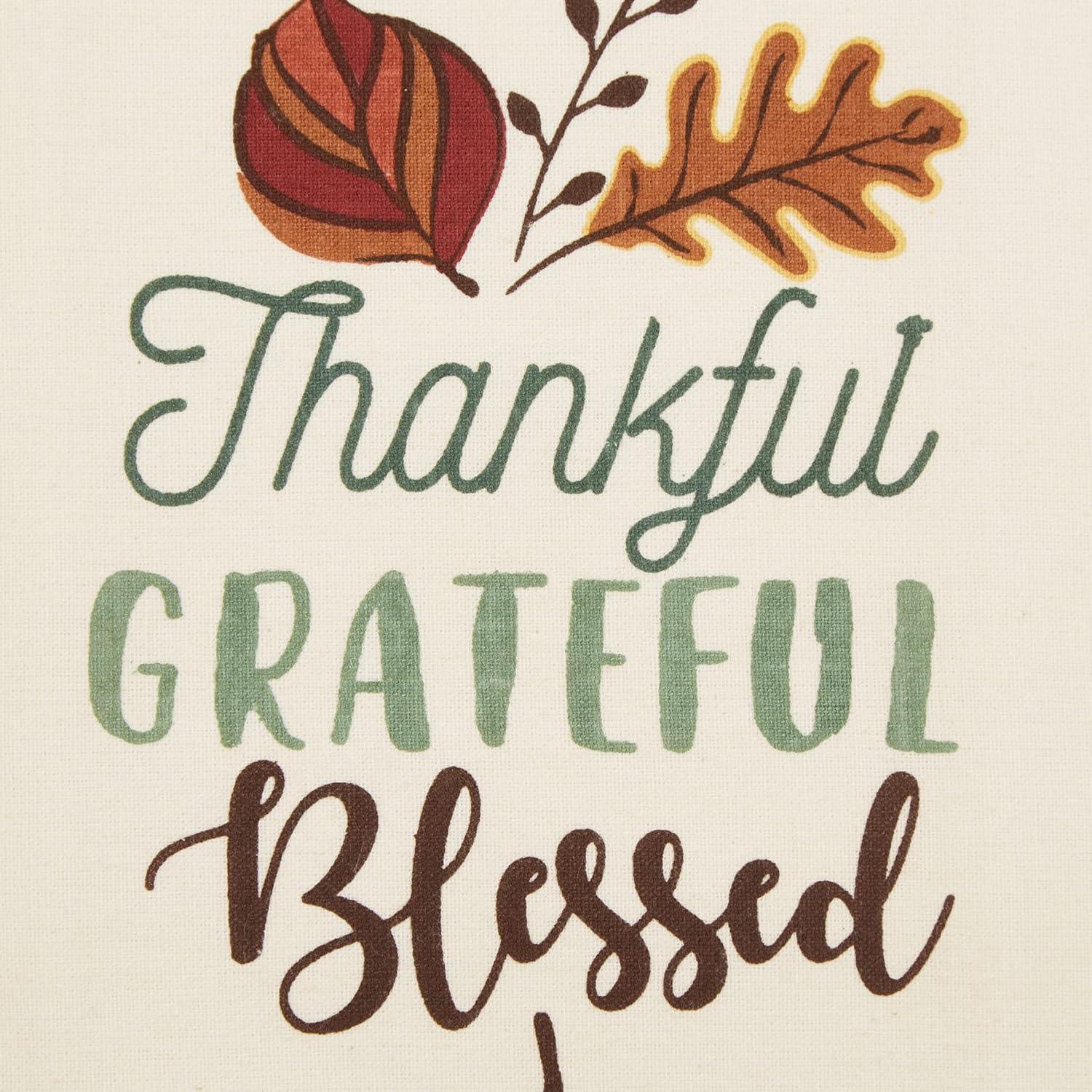 imageDII Fall Basics Kitchen Dishtowel Collection Printed ampamp Plaid Fall Dish Towel Set 18x28 Be Thankful Plaid 2 CountBlessed
