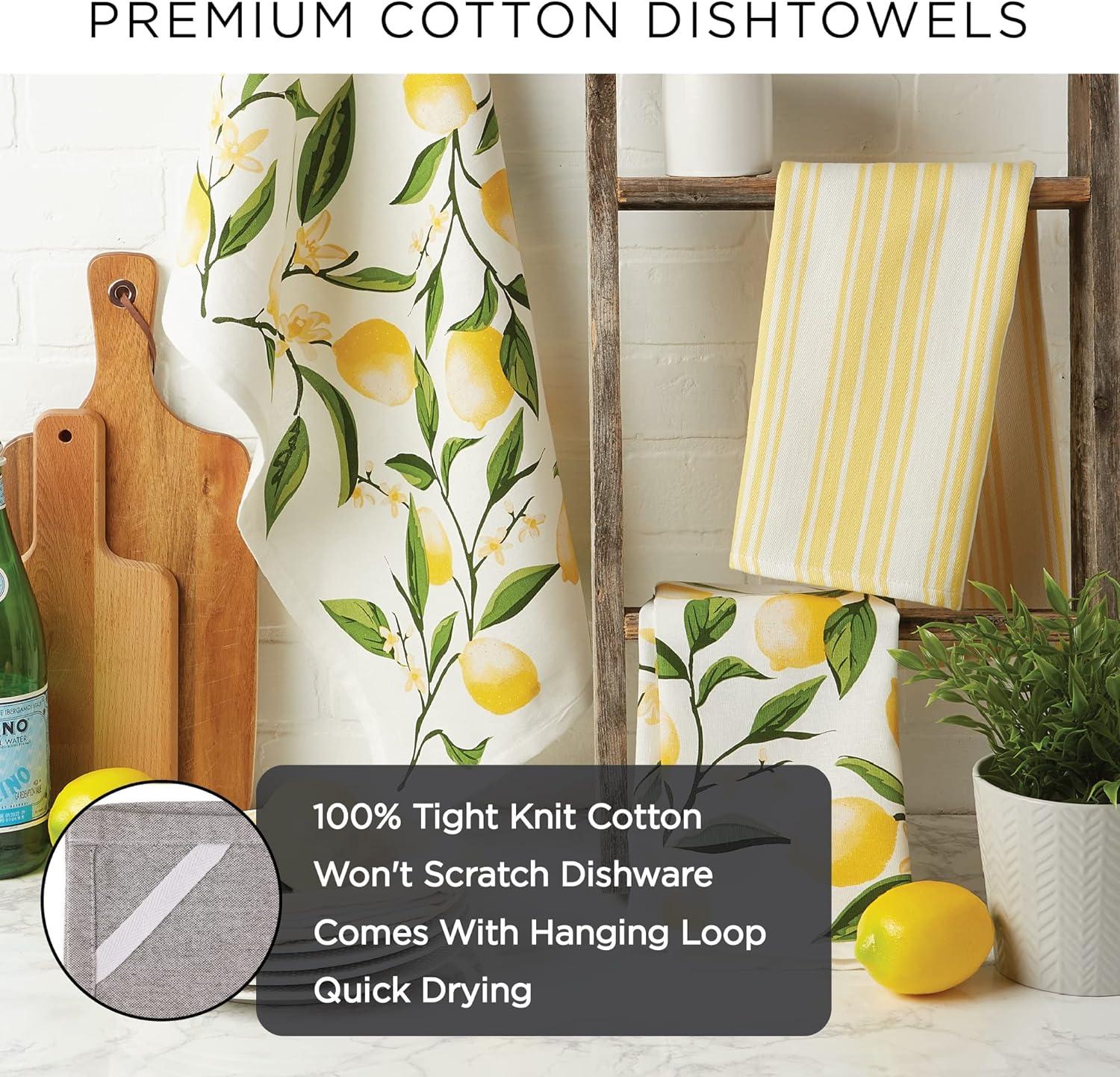 imageDII Fall Basics Kitchen Dishtowel Collection Printed ampamp Plaid Fall Dish Towel Set 18x28 Be Thankful Plaid 2 CountFloral Plaid
