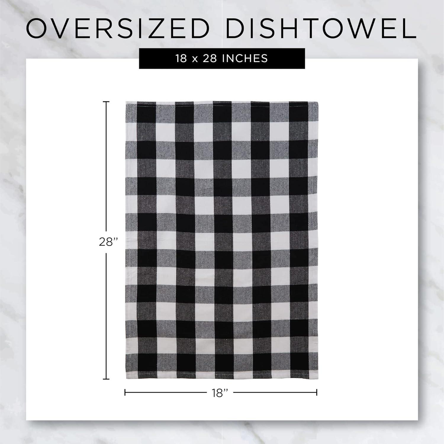 imageDII Fall Basics Kitchen Dishtowel Collection Printed ampamp Plaid Fall Dish Towel Set 18x28 Be Thankful Plaid 2 CountFloral Plaid