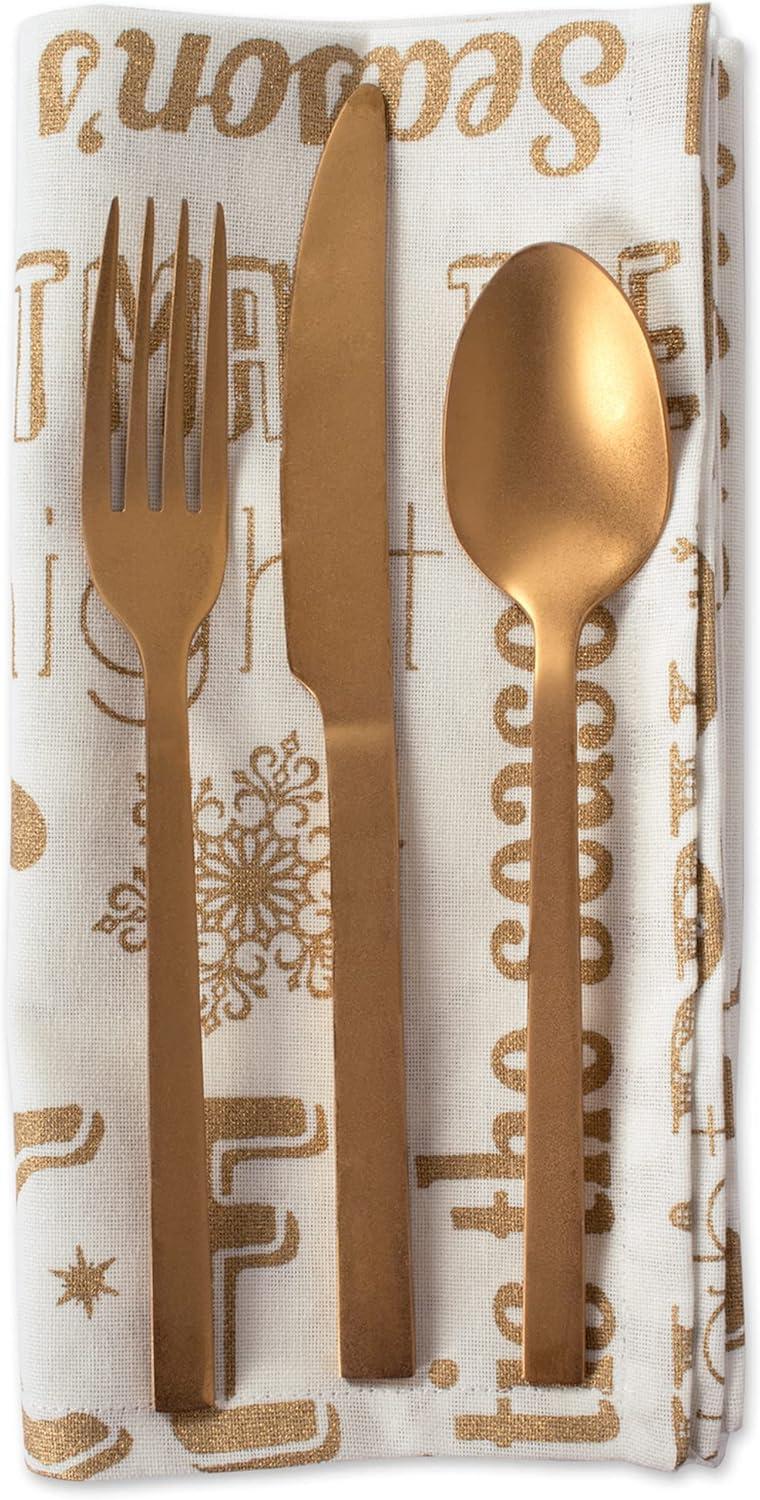 imageDII Holiday Dining Table Linen Metallic Fabric Kitchen Dcor Christmas Tablecloth 60x84 Silver Holiday CollageGold Holiday Collage