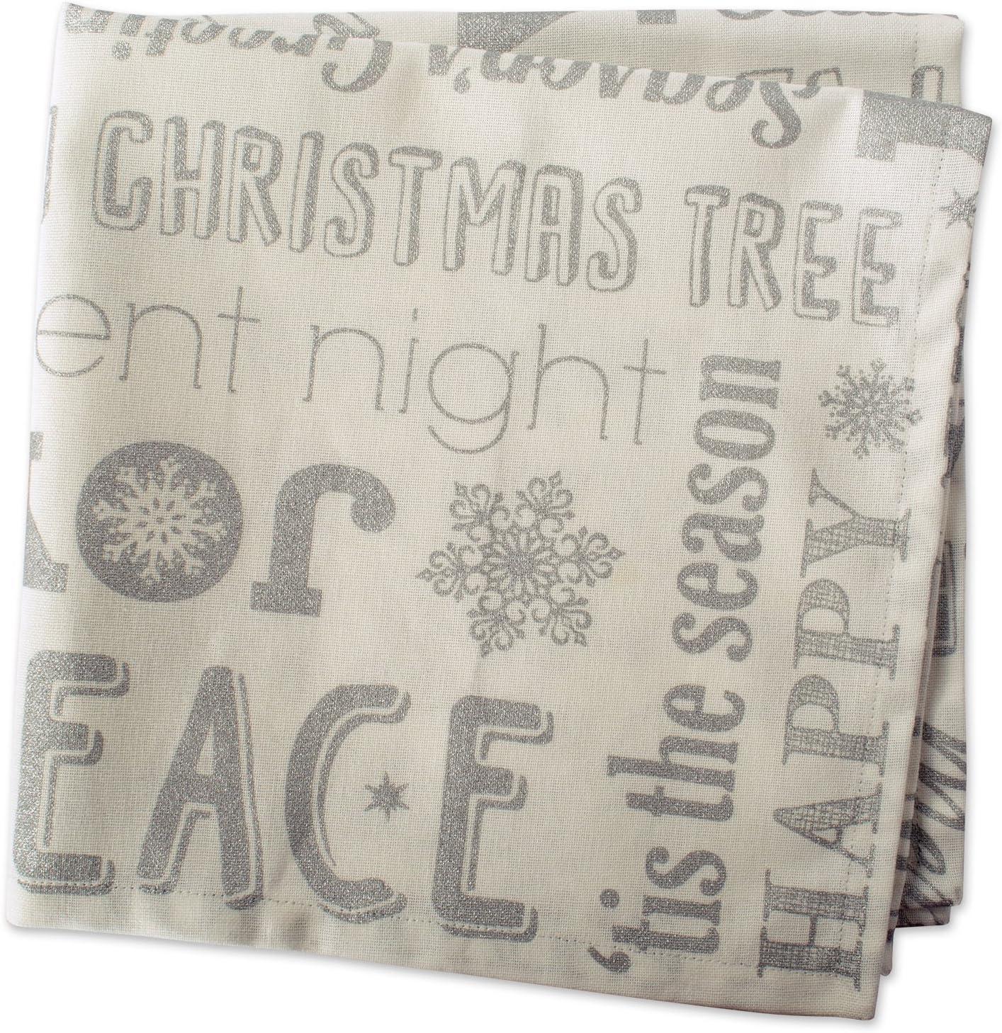imageDII Holiday Dining Table Linen Metallic Fabric Kitchen Dcor Christmas Tablecloth 60x84 Silver Holiday CollageSilver Holiday Collage