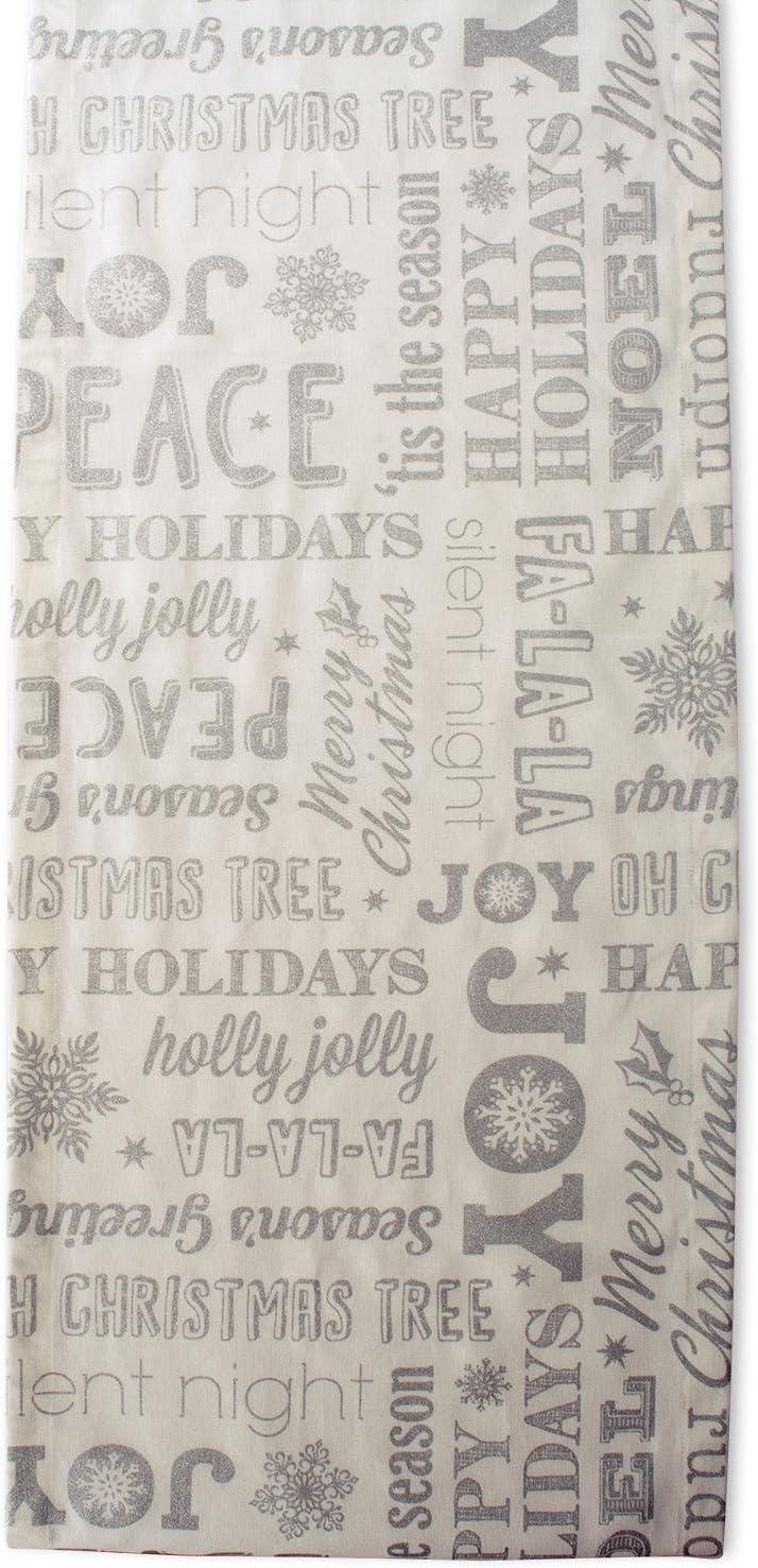 imageDII Holiday Dining Table Linen Metallic Fabric Kitchen Dcor Christmas Tablecloth 60x84 Silver Holiday CollageSilver Holiday Collage