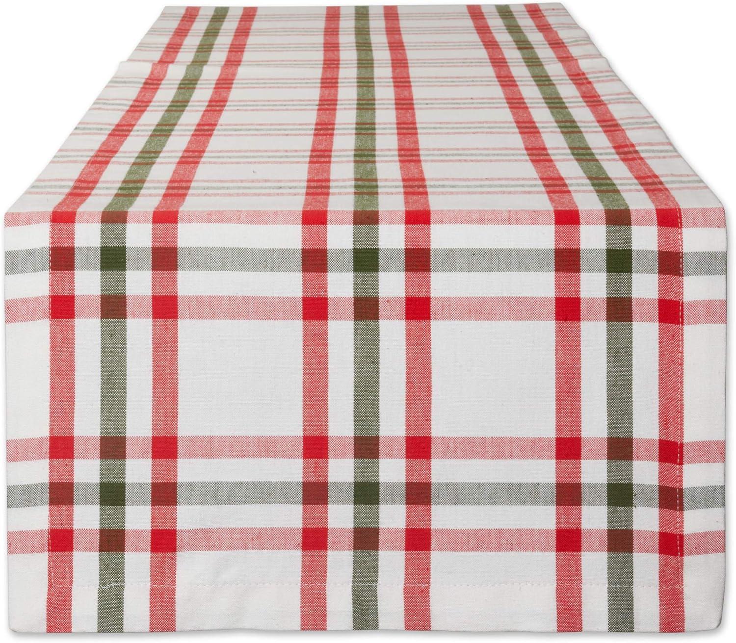 imageDII Jolly Christmas Tree Collection Holiday Table ampamp Kitchen Dcor Tablecloth 60x84 Christmas PlaidChristmas Plaid