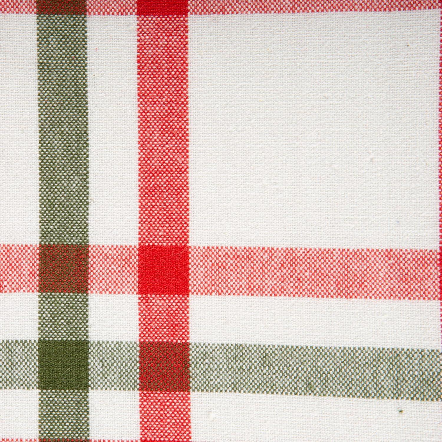 imageDII Jolly Christmas Tree Collection Holiday Table ampamp Kitchen Dcor Tablecloth 60x84 Christmas PlaidChristmas Plaid