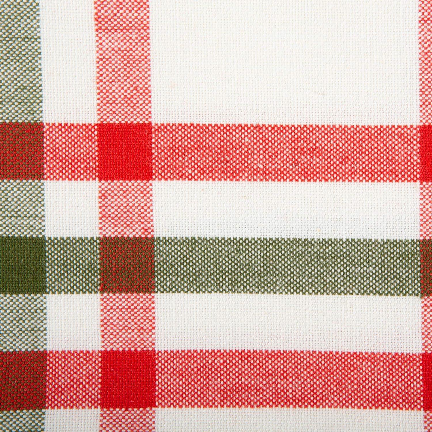 imageDII Jolly Christmas Tree Collection Holiday Table ampamp Kitchen Dcor Tablecloth 60x84 Christmas PlaidChristmas Plaid