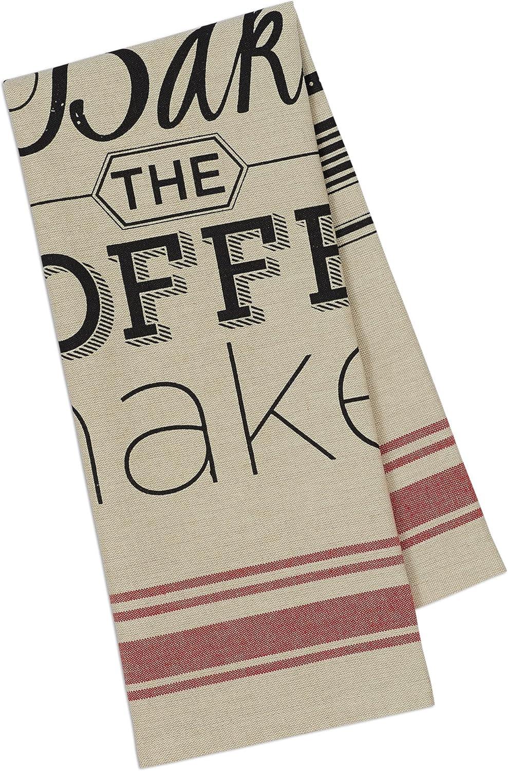 imageDII Kitchen Gift Set Collection Pot Holder ampamp 3 Dish Towels Fresh Herbs 4 PieceButcher Block Stripe