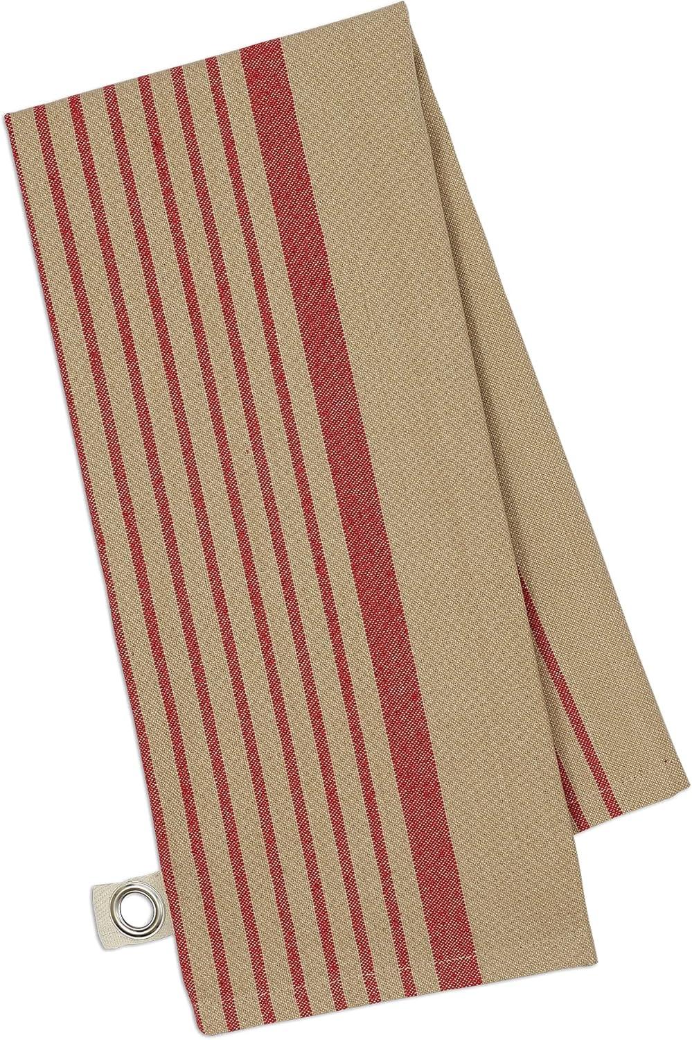 imageDII Kitchen Gift Set Collection Pot Holder ampamp 3 Dish Towels Fresh Herbs 4 PieceButcher Block Stripe