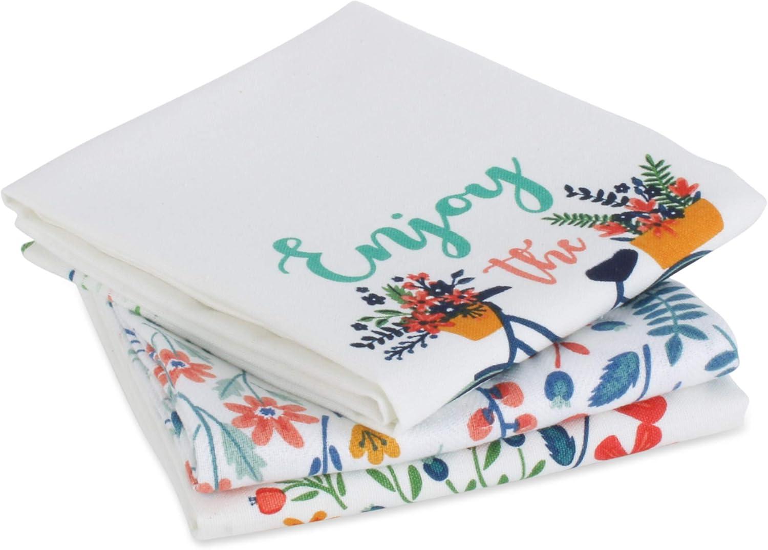 imageDII Kitchen Gift Set Collection Pot Holder ampamp 3 Dish Towels Fresh Herbs 4 PieceEnjoy the Ride