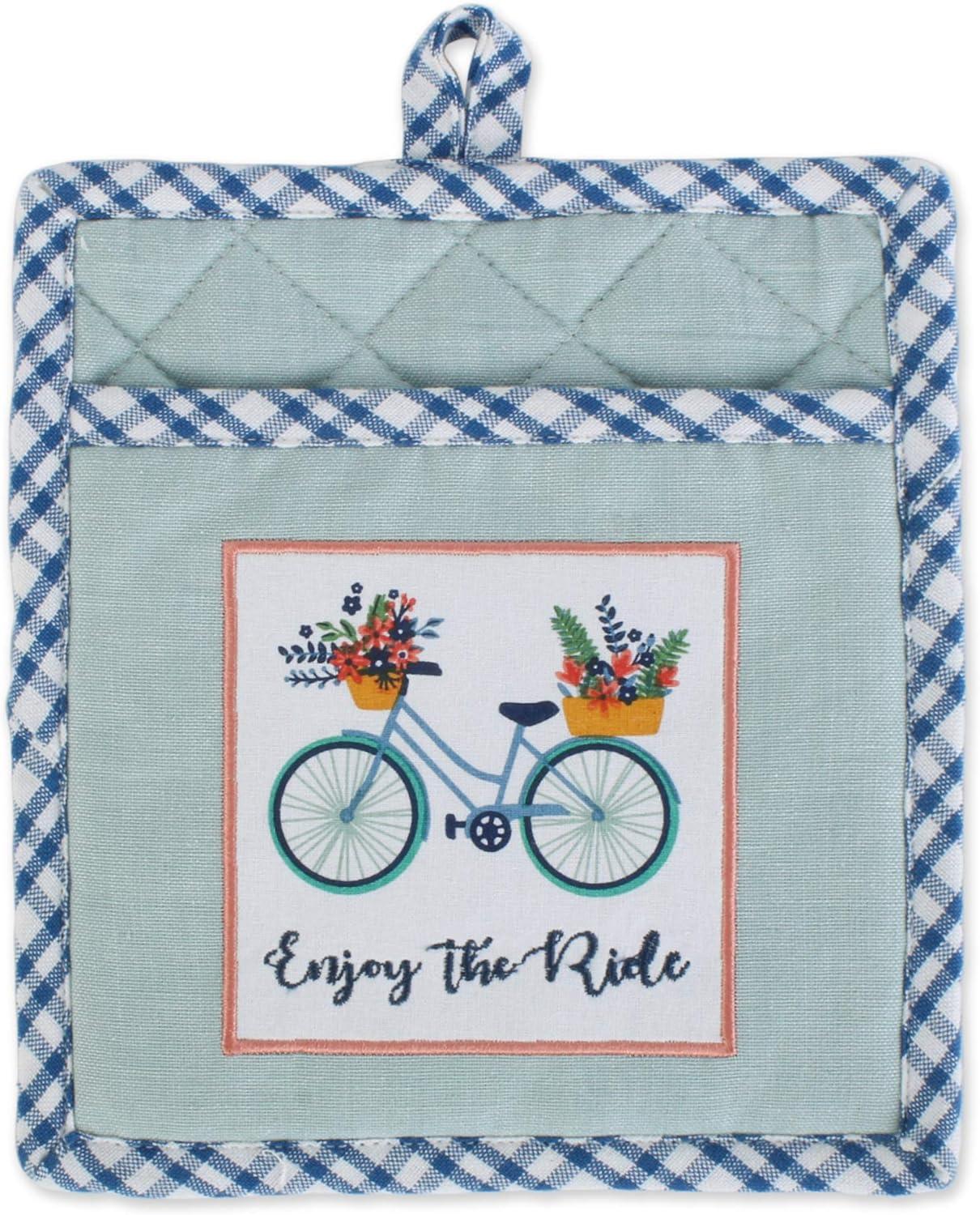 imageDII Kitchen Gift Set Collection Pot Holder ampamp 3 Dish Towels Fresh Herbs 4 PieceEnjoy the Ride