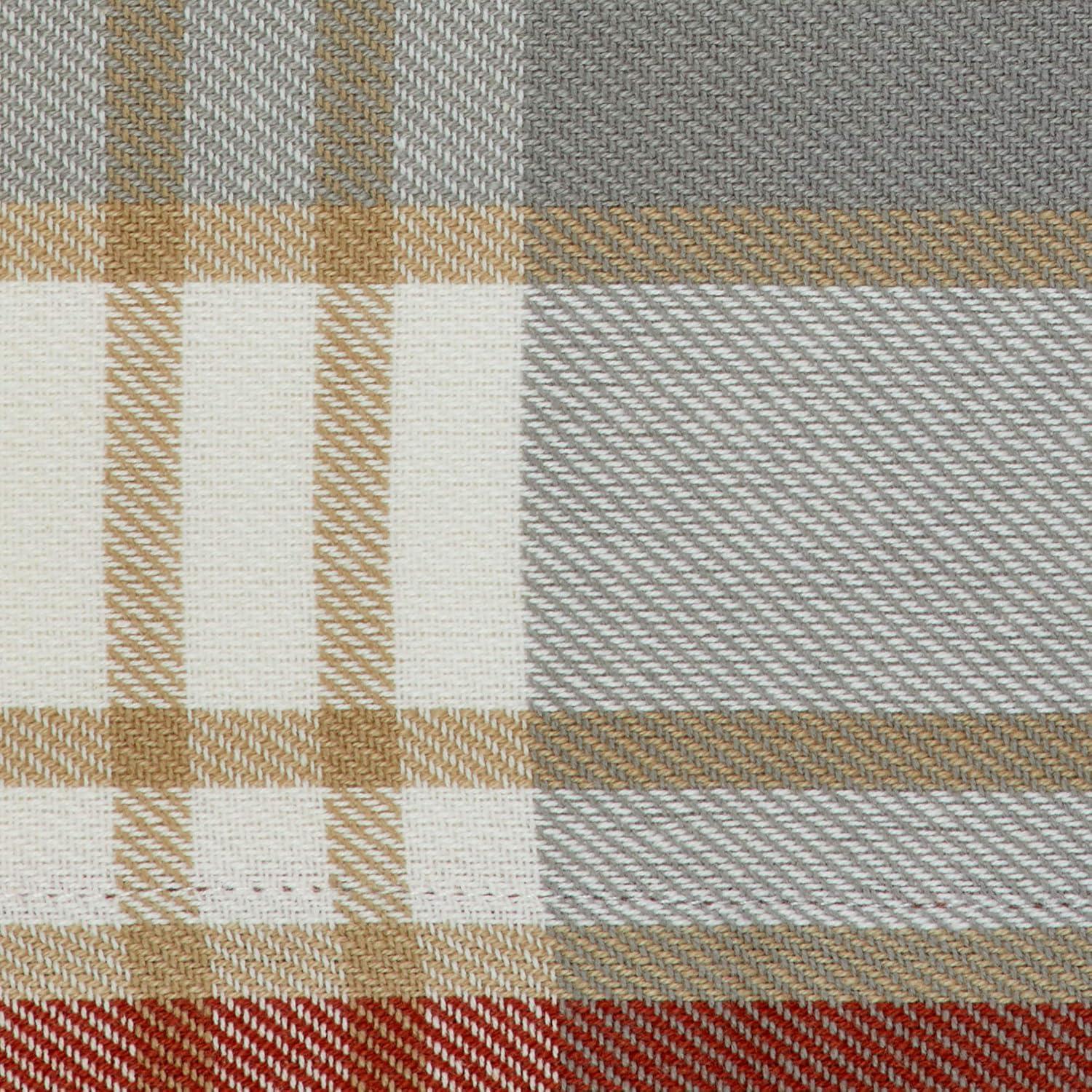 imageDII Thankful Autumn Collection Fall Tabletop Decoration Reversible Placemat Set 13x19 Falls Bounty 4 PieceCozy Picnic Plaid