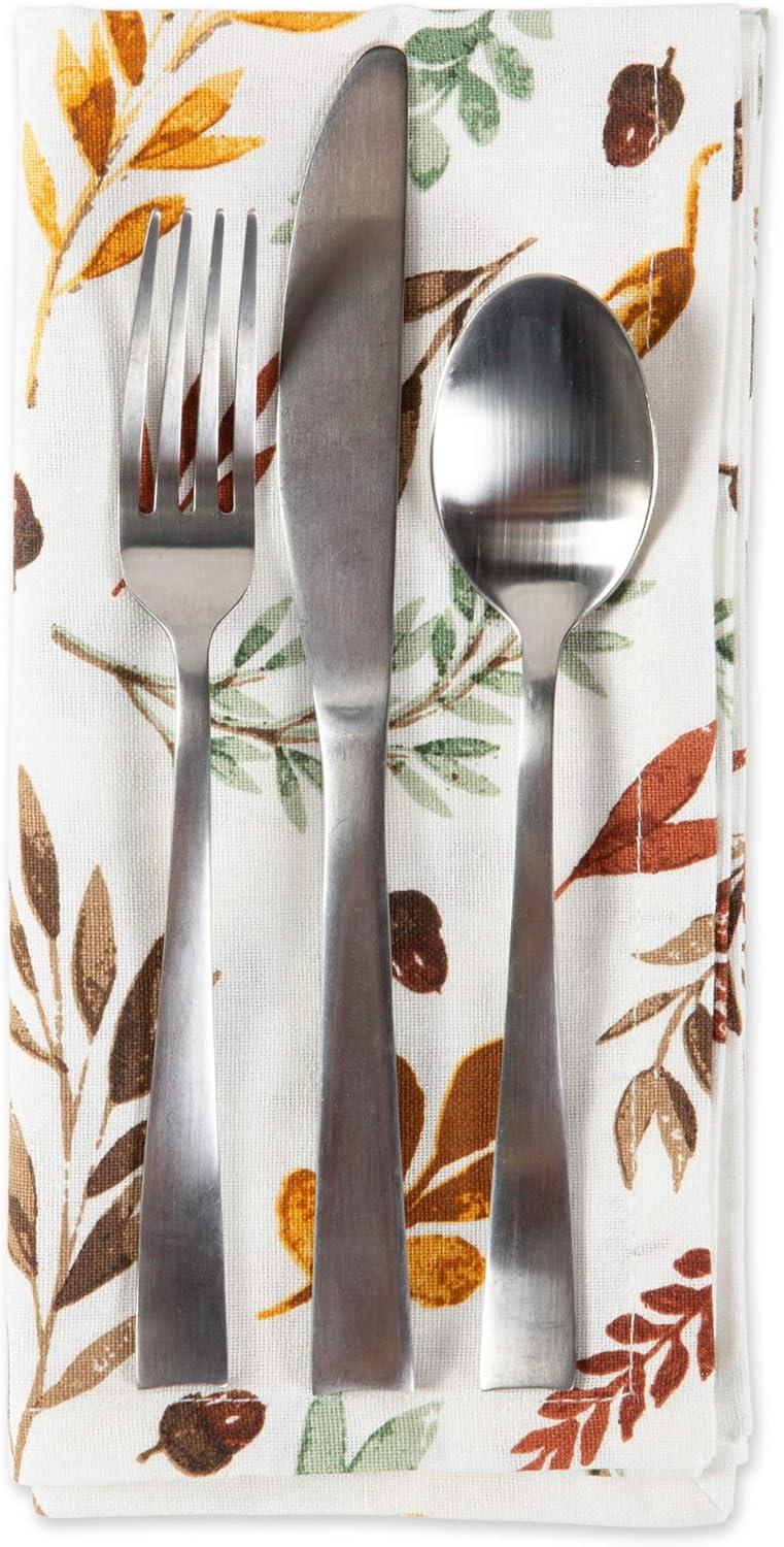 imageDII Thankful Autumn Collection Fall Tabletop Decoration Reversible Placemat Set 13x19 Falls Bounty 4 PieceFalls Bounty