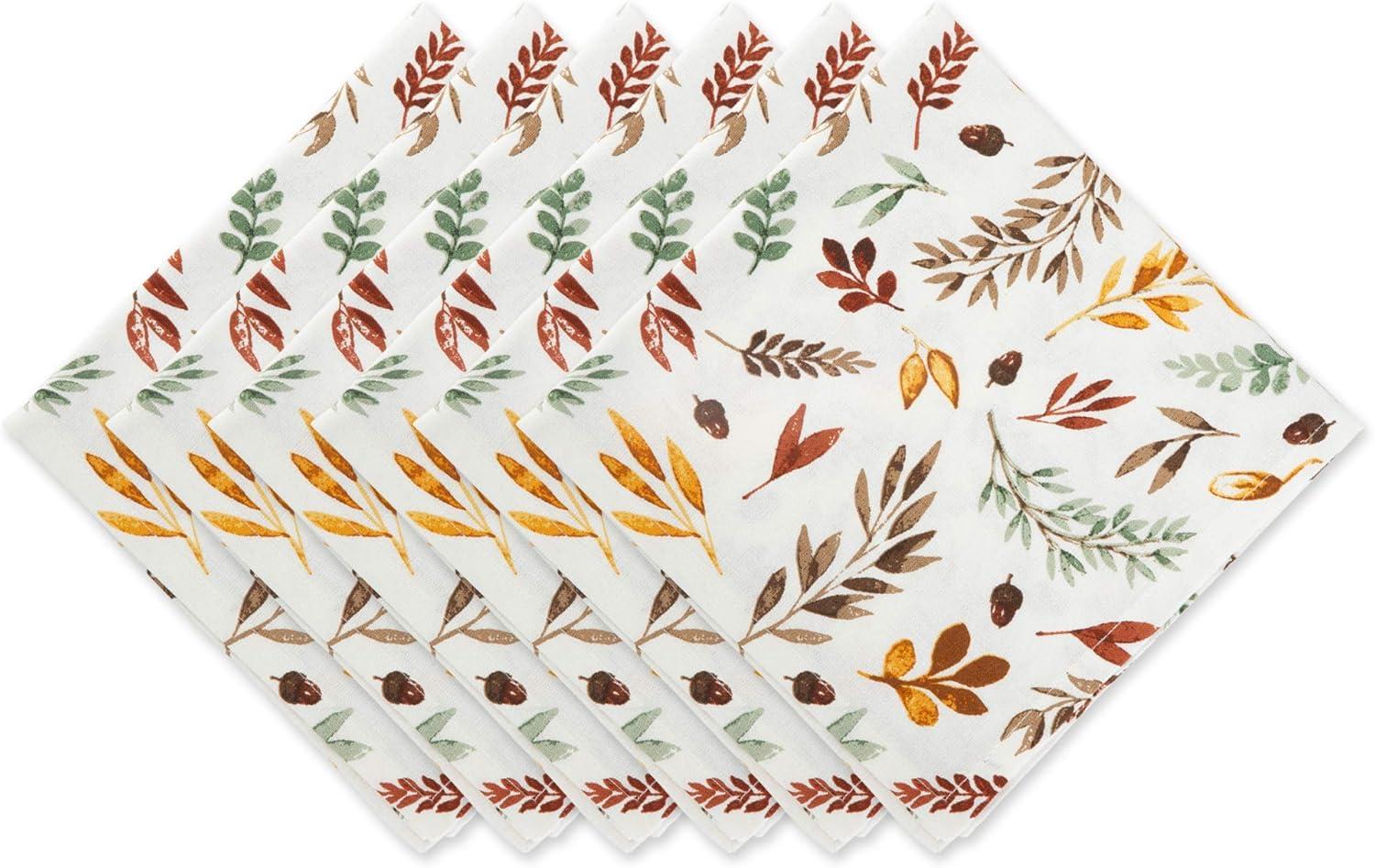 imageDII Thankful Autumn Collection Fall Tabletop Decoration Reversible Placemat Set 13x19 Falls Bounty 4 PieceFalls Bounty