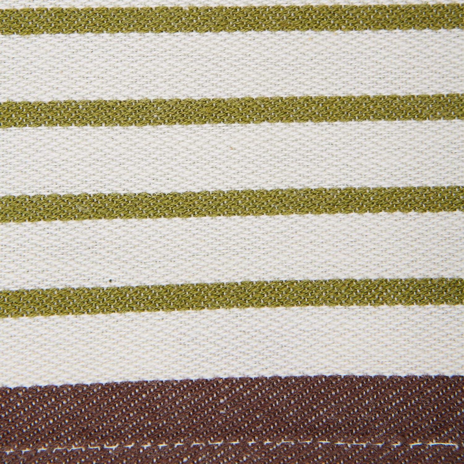 imageDII Thanksgiving Fall Kitchen Towels Collection Decorative Embellished Dish Towel Set 18x28 Wishes 2 CountHarvest Stripe