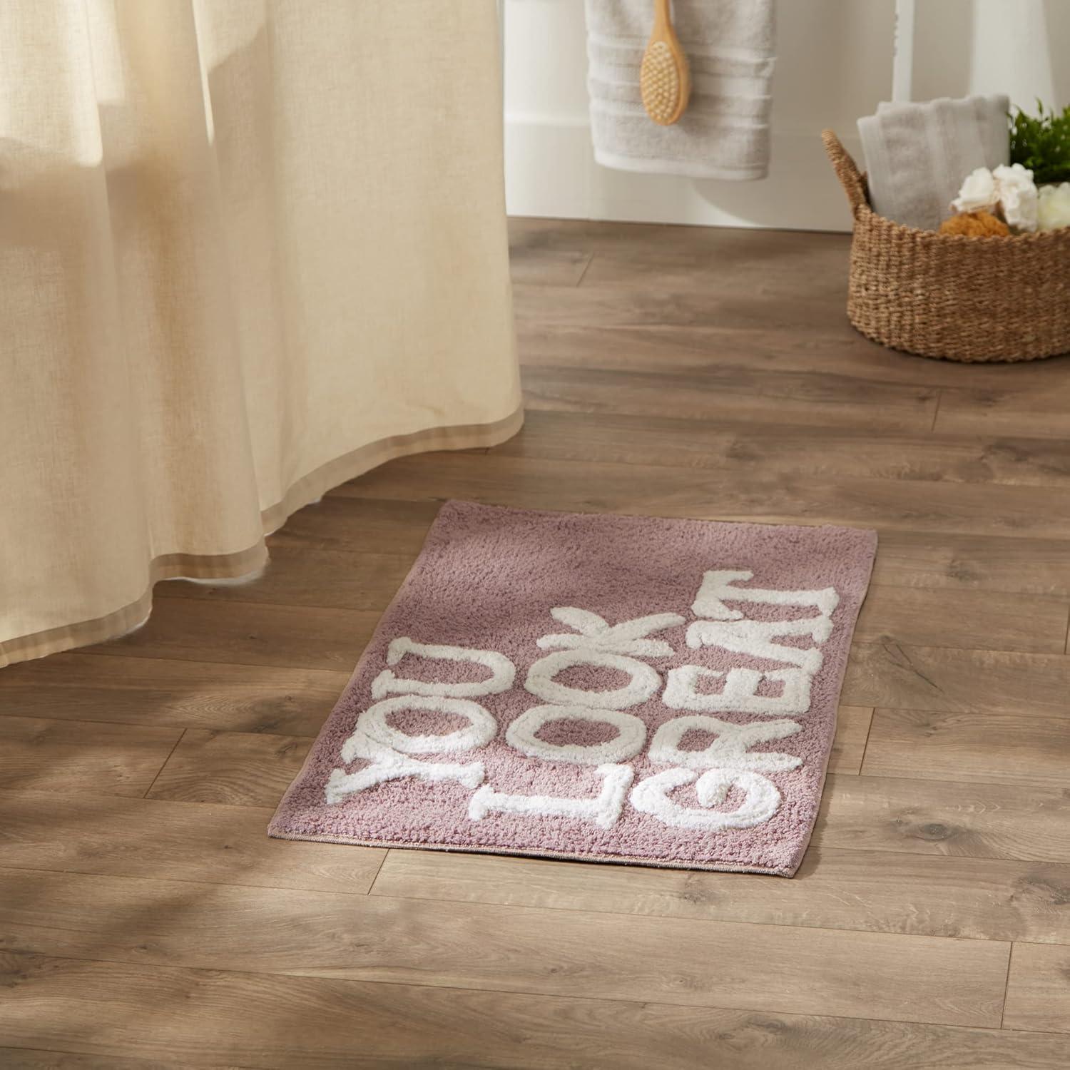 imageDII Tufted ShowerBath Mat Soft Absorbent Bathroom Rug Plush ampamp Machine Washable 20x31Inches Gray Nice ButtMauve  You Look Great