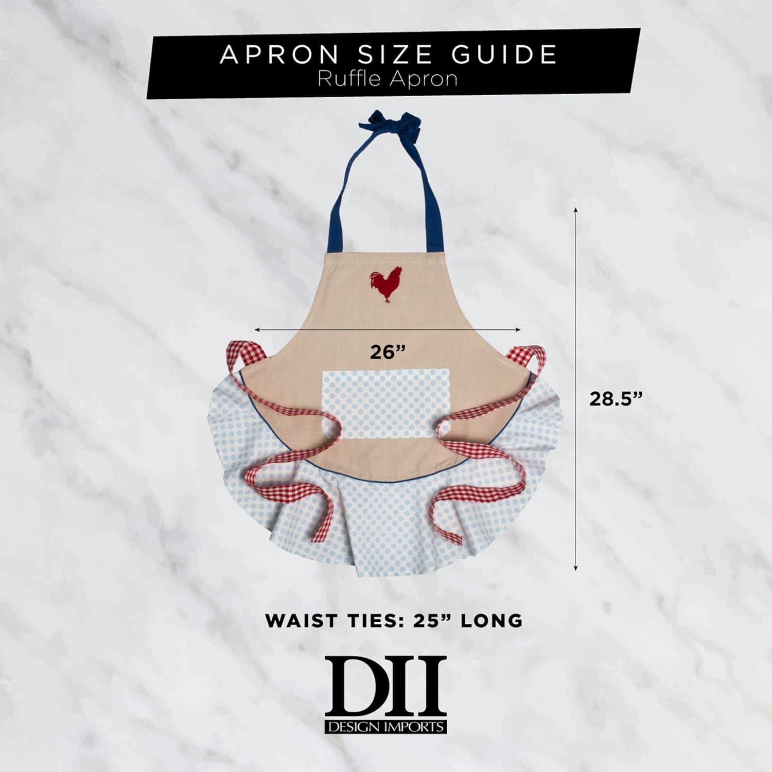imageDII Womens Christmas Kitchen Apron Adjustable Adult Size for Cooking Baking Crafting ampamp EntertainingCandy Cane