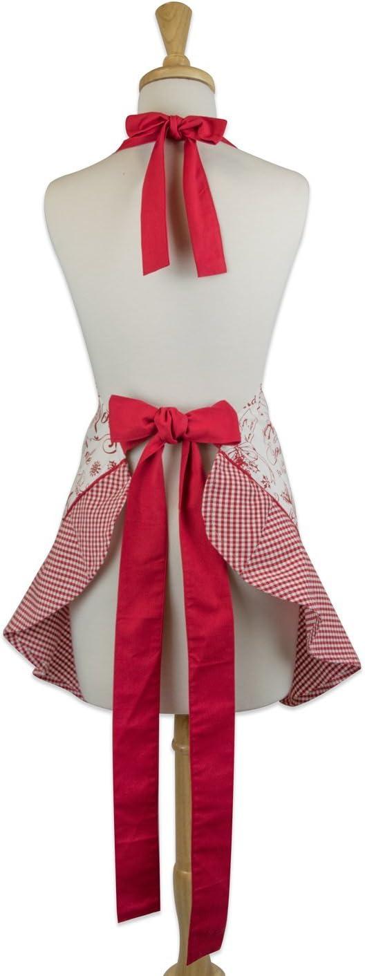 imageDII Womens Christmas Kitchen Apron Adjustable Adult Size for Cooking Baking Crafting ampamp EntertainingJoyeux Noel