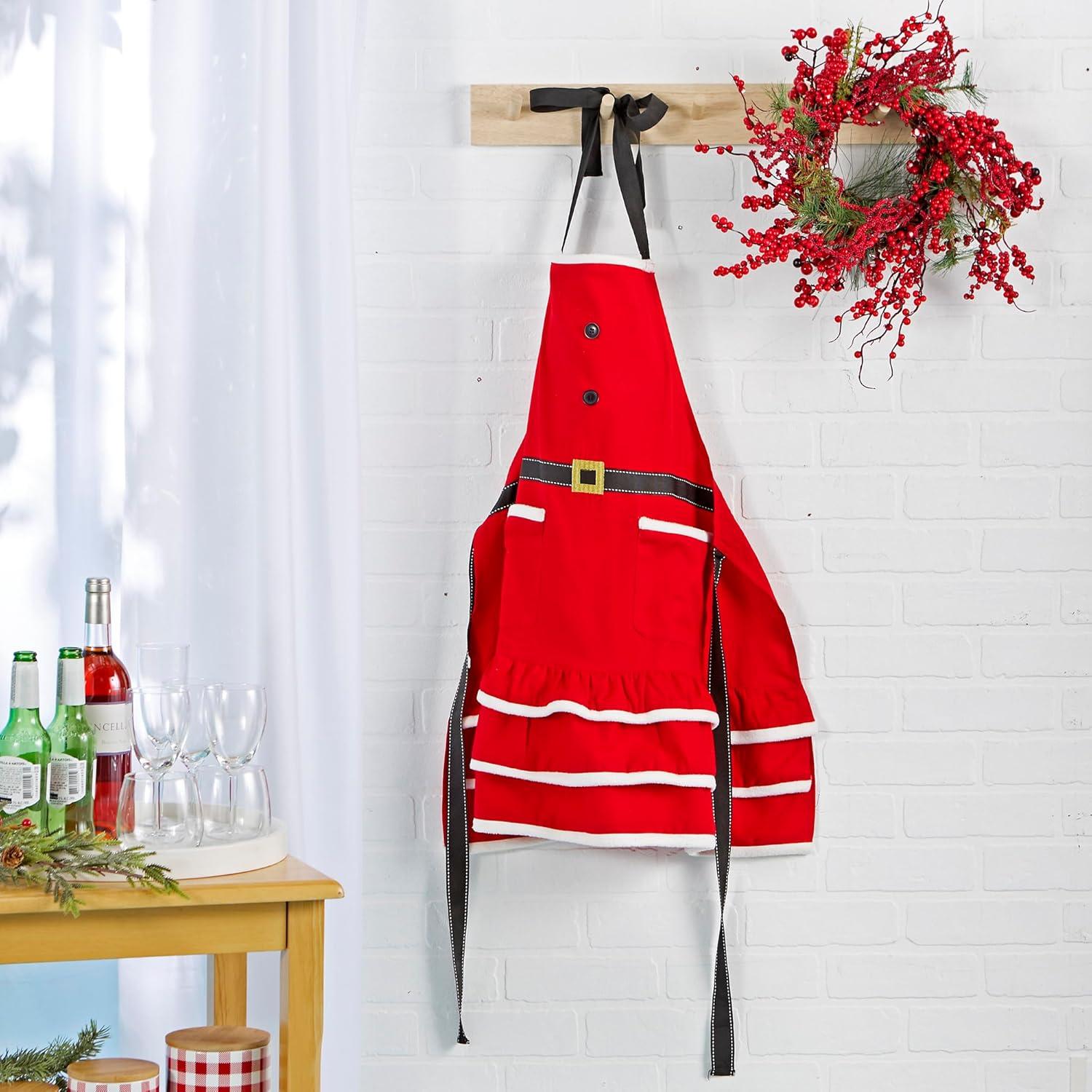 imageDII Womens Christmas Kitchen Apron Adjustable Adult Size for Cooking Baking Crafting ampamp EntertainingMrs Claus