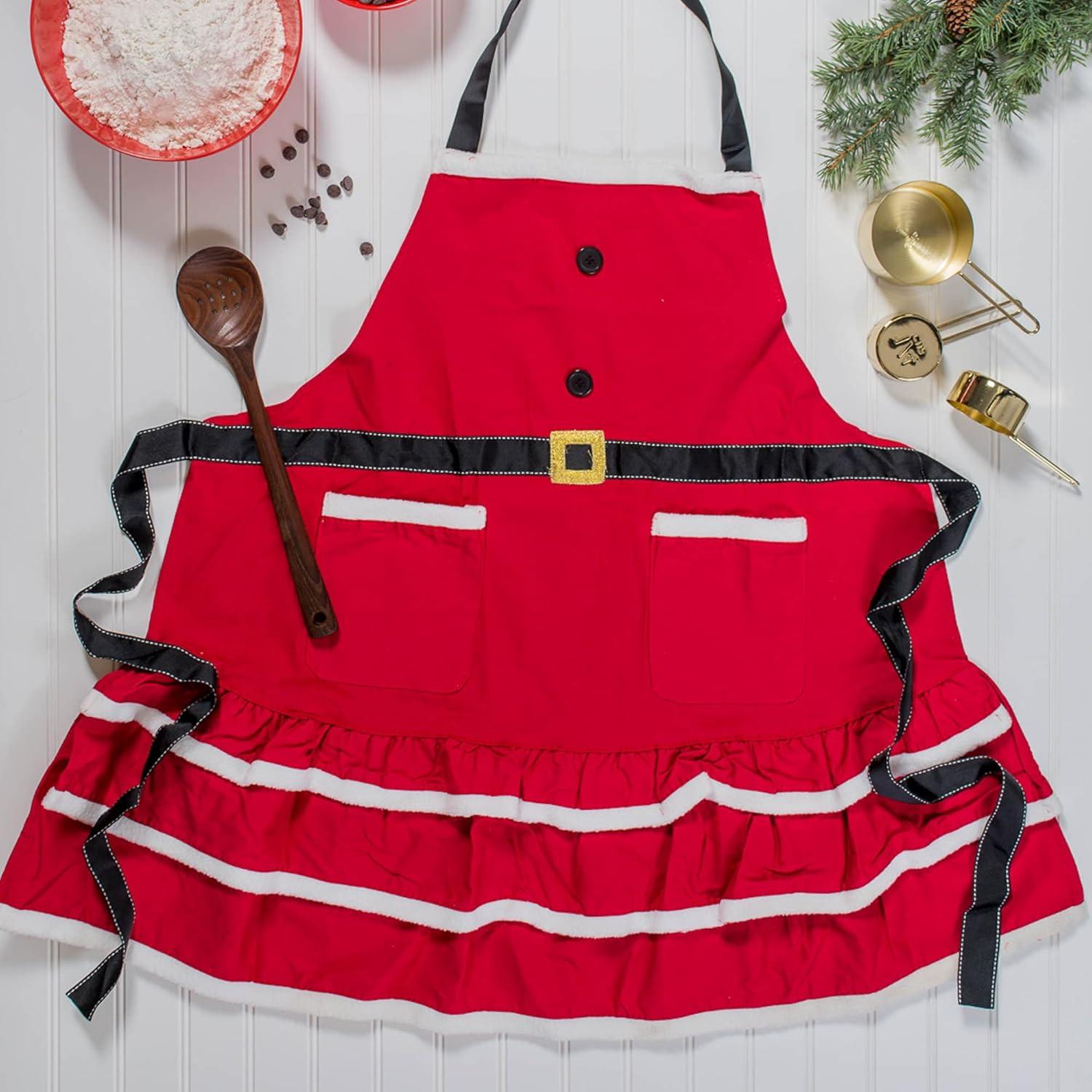 imageDII Womens Christmas Kitchen Apron Adjustable Adult Size for Cooking Baking Crafting ampamp EntertainingMrs Claus